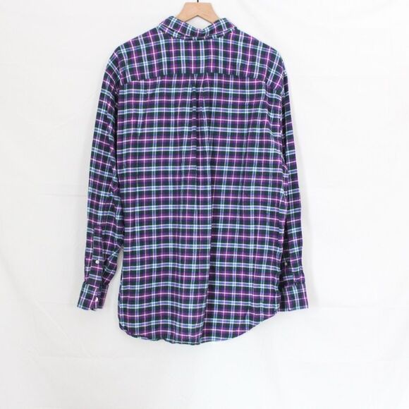 Vineyard Vines Men’s Whale Shirt Long Sleeve Buttonup- XL, Purple Plaid - Picture 3 of 6